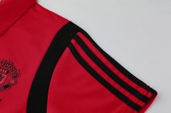 Polo Set Completo Manchester United 2019 2020 Borgogna Nero Polo Set Completo Manchester United 2019 2020 Borgogna Nero