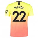 Maglia Manchester City NO.22 Mendy Terza 2019 2020 Arancione Maglia Manchester City NO.22 Mendy Terza 2019 2020 Arancione