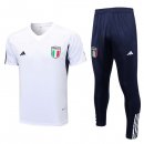 Maglia Italia Set Completo 2023 2024 Bianco Blu