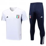 Maglia Italia Set Completo 2023 2024 Bianco Blu