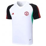 Maglia Formazione Manchester United 2023 2024 Bianco