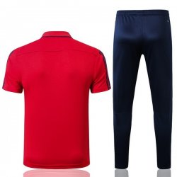 Polo Set Completo Arsenal 2019 2020 Rosso Blu