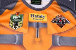 Thailandia Maglia Wests Tigers 2017 2018 Giallo Thailandia Maglia Wests Tigers 2017 2018 Giallo