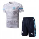 Maglia Formazione Marseille Set Completo 2022 2023 Bianco