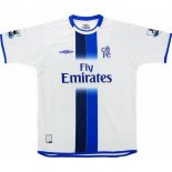 Thailandia Maglia Chelsea Away Retro 2003 2005 Bianco Thailandia Maglia Chelsea Away Retro 2003 2005 Bianco