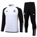 Felpa Real Madrid 2024 Bianco Nero Felpa Real Madrid 2024 Bianco Nero