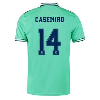 Maglia Real Madrid NO.14 Casemiro Terza 2019 2020 Verde