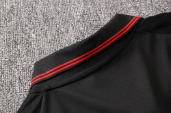 Polo Set Completo Manchester United 2019 2020 Nero Rosso Polo Set Completo Manchester United 2019 2020 Nero Rosso