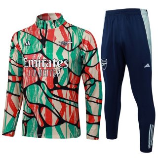 Felpa Allenamento Arsenal 2025 2026 Verde Rosso