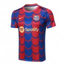 Maglia Formazione Barcellona 2024 2025 Blu Rosso