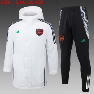 Piumino Arsenal Set Completo 2024 2025 Bianco