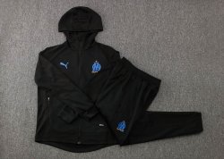 Felpa Cappuccio Set Completo Marseille 2022 2023 Nero Felpa Cappuccio Set Completo Marseille 2022 2023 Nero