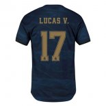 Maglia Real Madrid NO.17 Lucas V. Away 2019 2020 Blu