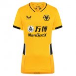 Maglia Wolves Home Donna 2021 2022 Giallo Maglia Wolves Home Donna 2021 2022 Giallo