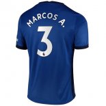 Maglia Chelsea NO.3 Marcos A. Home 2020 2021 Blu