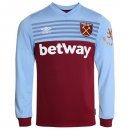 Maglia West Ham United Home ML 2019 2020 Blu Rosso Maglia West Ham United Home ML 2019 2020 Blu Rosso