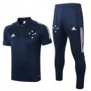 Polo Cruzeiro Set Completo 2020 2021 Blu Navy Polo Cruzeiro Set Completo 2020 2021 Blu Navy