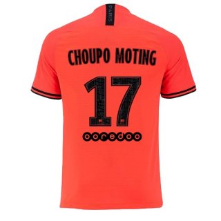 Maglia Paris Saint Germain NO.17 Choupo Moting Away 2019 2020 Arancione