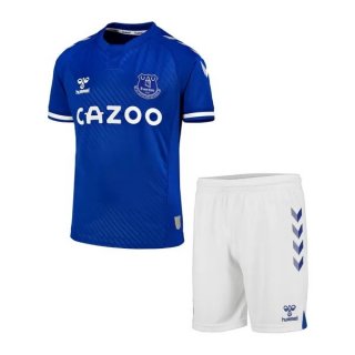 Maglia Everton Home Bambino 2020 2021 Blu Bianco