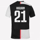 Maglia Juventus NO.21 Higuain Home 2019 2020 Bianco Nero Maglia Juventus NO.21 Higuain Home 2019 2020 Bianco Nero