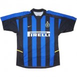 Thailandia Maglia Inter Milan Replica Home Retro 2002 2003 Blu Thailandia Maglia Inter Milan Replica Home Retro 2002 2003 Blu