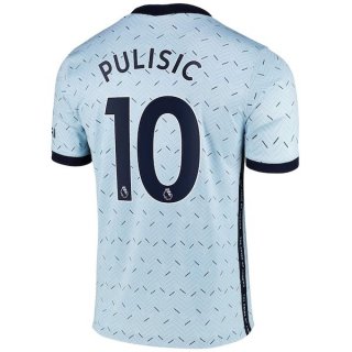 Maglia Chelsea NO.10 Pulisic Away 2020 2021 Blu