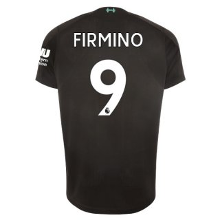 Maglia Liverpool NO.9 Firmino Terza 2019 2020 Nero