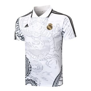 Polo Real Madrid 2024 2025 Bianco Nero 2