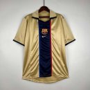 Thailandia Maglia Barcellona Retro 2002 Oro Thailandia Maglia Barcellona Retro 2002 Oro