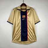 Thailandia Maglia Barcellona Retro 2002 Oro Thailandia Maglia Barcellona Retro 2002 Oro