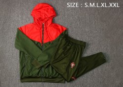 Giacca a vento Portogallo 2022 Verde Rosso Giacca a vento Portogallo 2022 Verde Rosso