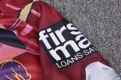 Thailandia Maglia Brisbane Broncos Hombre Acero 2017 2018 Rosso