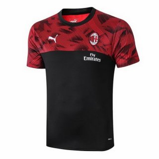 Maglia di Formazione AC Milan 2019 2020 Nero Rosso