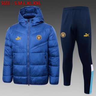 Piumino Manchester City Set Completo 2024 2025 Blu