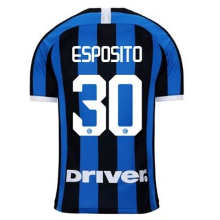 Maglia Inter Milan NO.30 Esposito Home 2019 2020 Blu