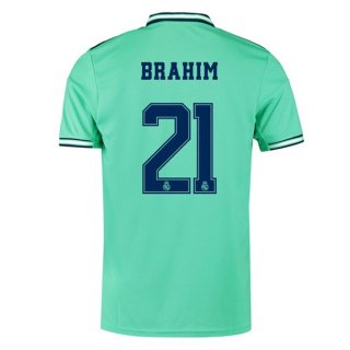 Maglia Real Madrid NO.21 Brahim Terza 2019 2020 Verde