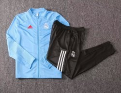 Felpa Real Madrid 2020 2021 Grigio Blu Luce