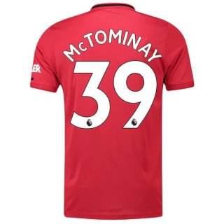 Maglia Manchester United NO.39 McTominay Home 2019 2020 Rosso