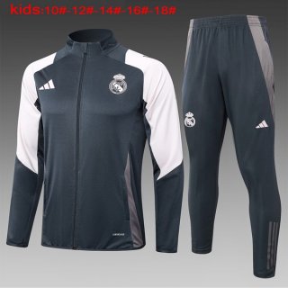 Bambino Giacca Real Madrid 2024 2025 Blu 5