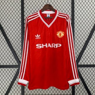 Thailandia Maglia Manchester United Home ML Retro 1986 1988