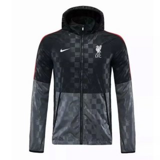 Giacca a vento Liverpool 2021 2022 Nero Grigio