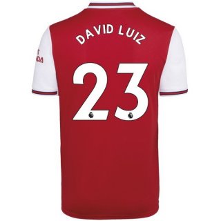 Maglia Arsenal NO.23 David Luiz Home 2019 2020 Rosso