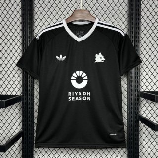 Thailandia Maglia AS Roma Pre-Match 2024 2025 Nero