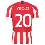 Thailandia Maglia Atletico Madrid NO.20 Vitolo 2019 2020 Rosso