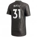 Maglia Manchester United NO.31 Matic Away 2020 2021 Nero Maglia Manchester United NO.31 Matic Away 2020 2021 Nero