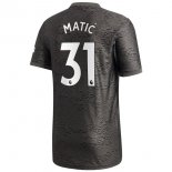 Maglia Manchester United NO.31 Matic Away 2020 2021 Nero