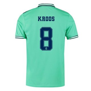 Maglia Real Madrid NO.8 Kroos Terza 2019 2020 Verde