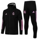 Giacca a vento Real Madrid Set Completo 2020 2021 Nero Rosa Giacca a vento Real Madrid Set Completo 2020 2021 Nero Rosa
