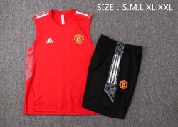 Maglia Manchester United Senza Maniche 2022 Rosso Nero Maglia Manchester United Senza Maniche 2022 Rosso Nero