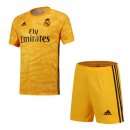 Maglia Real Madrid Home Bambino Portiere 2019 2020 Giallo Maglia Real Madrid Home Bambino Portiere 2019 2020 Giallo